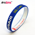 Fashionable customized rubber bracelets for men